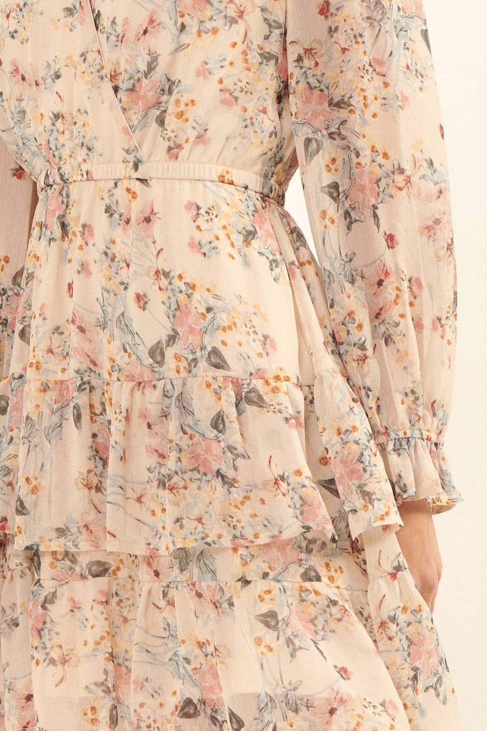 29902B7F-68AB-87B1-37F1-64F71C650D55 Floral Mini Dress - Image 2