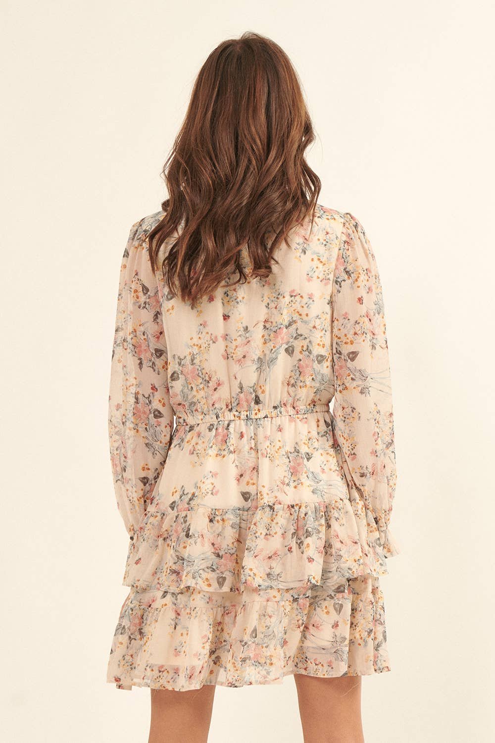 2C7AF256-0A29-7D6F-AF52-46FD21108FB2 Floral Mini Dress - Image 4
