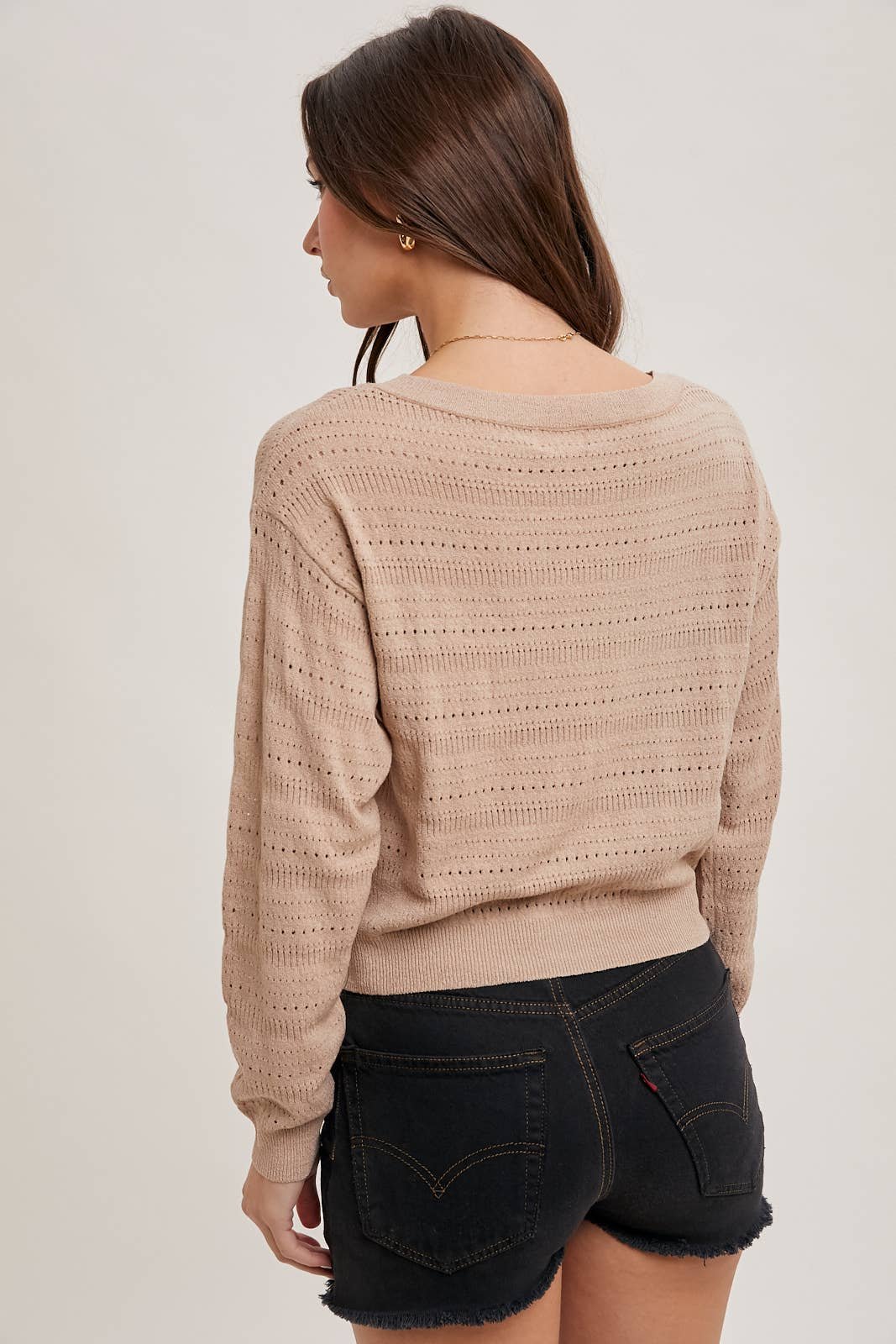 60F77418-8447-C8C1-B5EF-6B666520065F Knit Pullover Sweater - Image 6