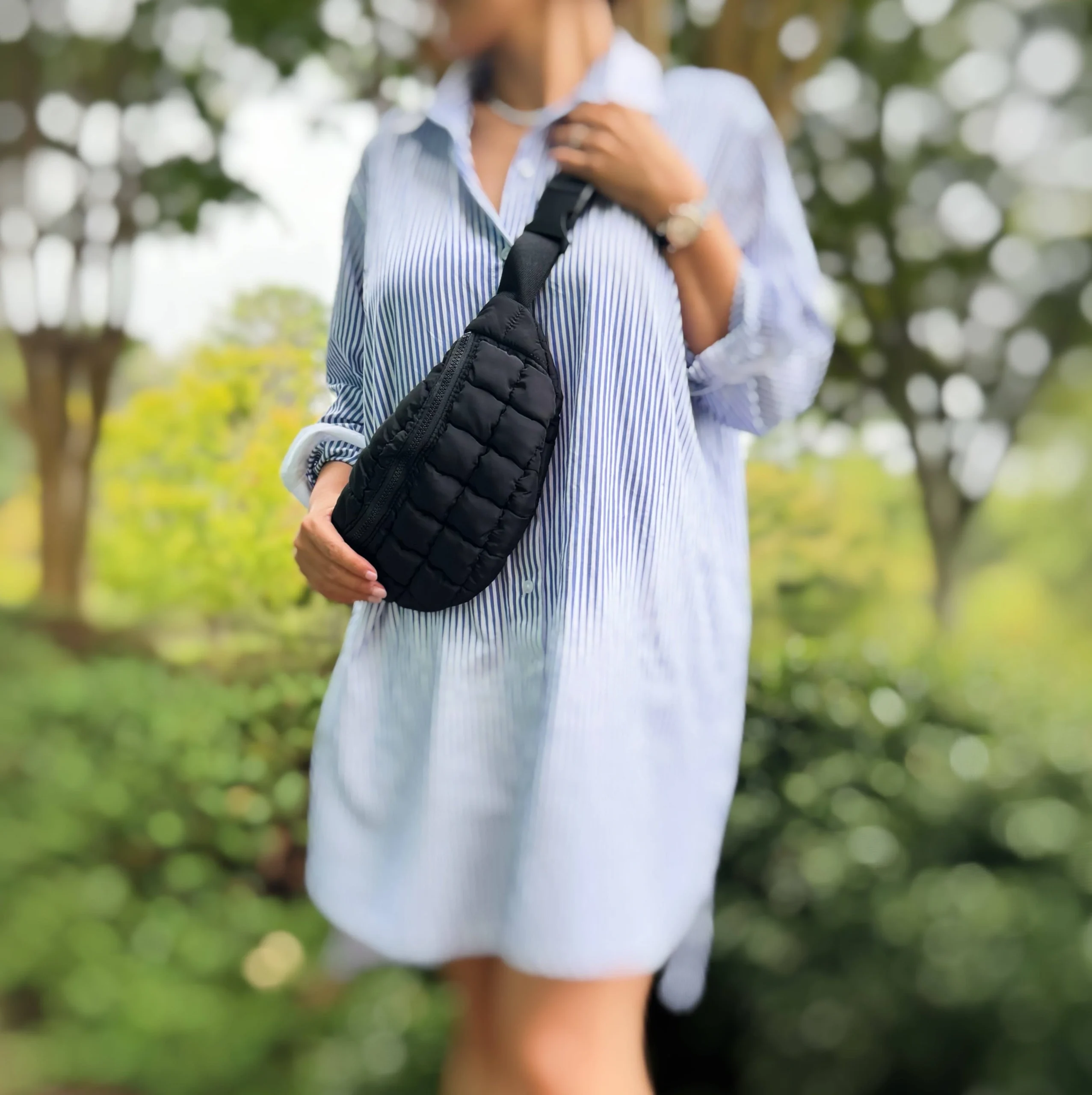 802CD510-B315-F05E-2323-833A6B9BF889 Perfect Puffy Banana Shape Sling Bag